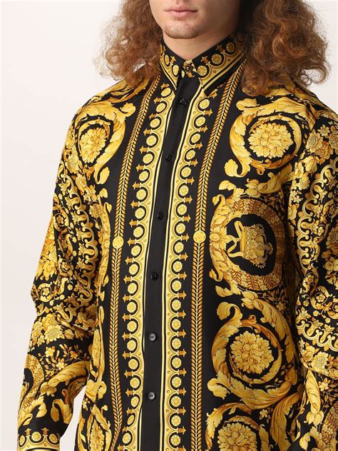 herrenhemd im versace style
